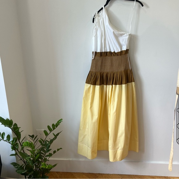 Tory Burch Colorblock One Shoulder Dress - Picture 5 of 8